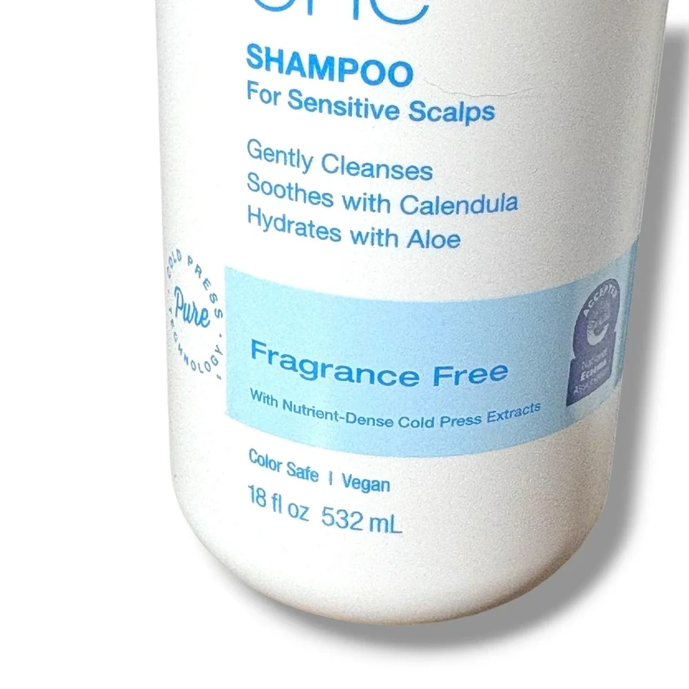 Raw Sugar The‎ Sensitive One Shampoo Fragrance Free Sensitive Scalp 18oz 2 Pack